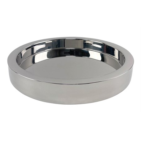 14 inch Highly Polished Double Wall Tray